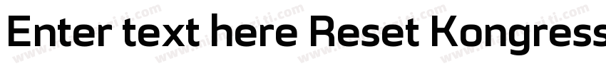 Enter text here Reset Kongress Dem字体转换